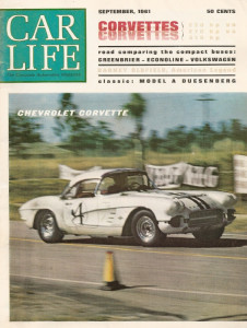 CAR LIFE 1961 SEPT - VETTE SPECIAL, OLDFIELD, X-161, NEW BRITISH SPORTSCARS